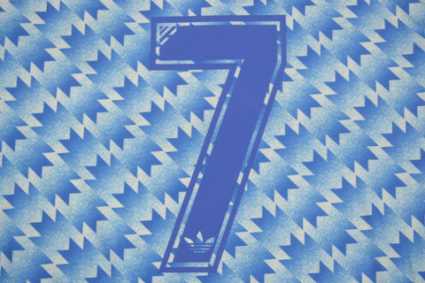 Manchester United Blau Auswärts Langarm 90/92 "Cantona" Nº7