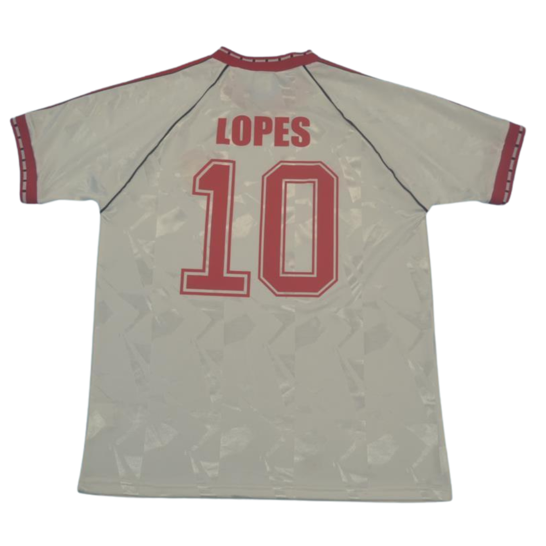 Manchester United European Cup Winner Weiß 1991 "Lopes" Nº 10