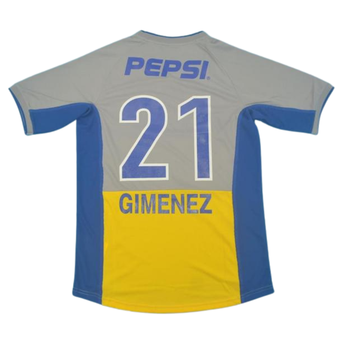 Boca Juniors Auswärts 2002 "Gimenez" Nr.21