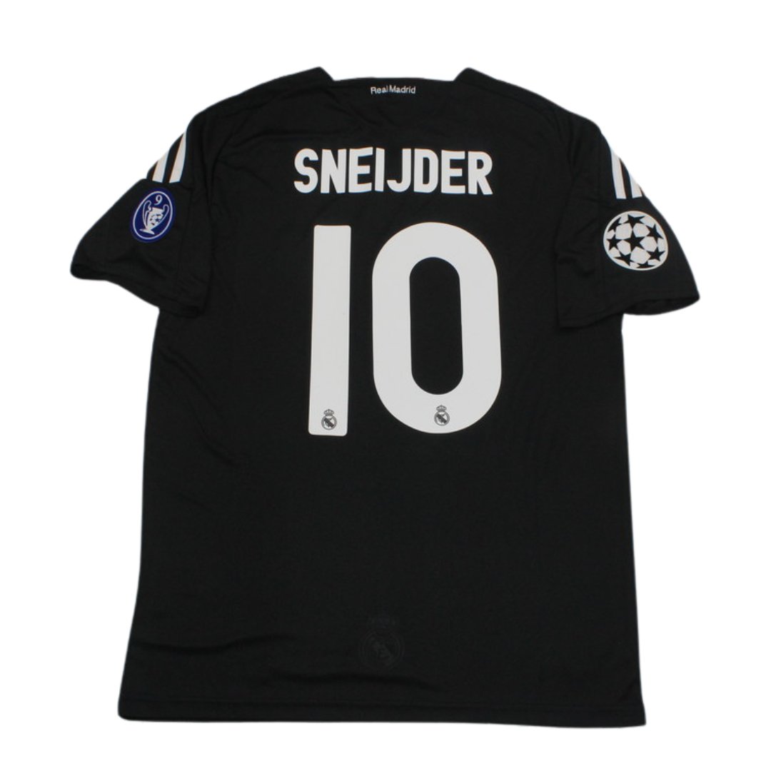 Real Madrid Auswärts Alternative Black 08/09 "Sneijder" Nº 10