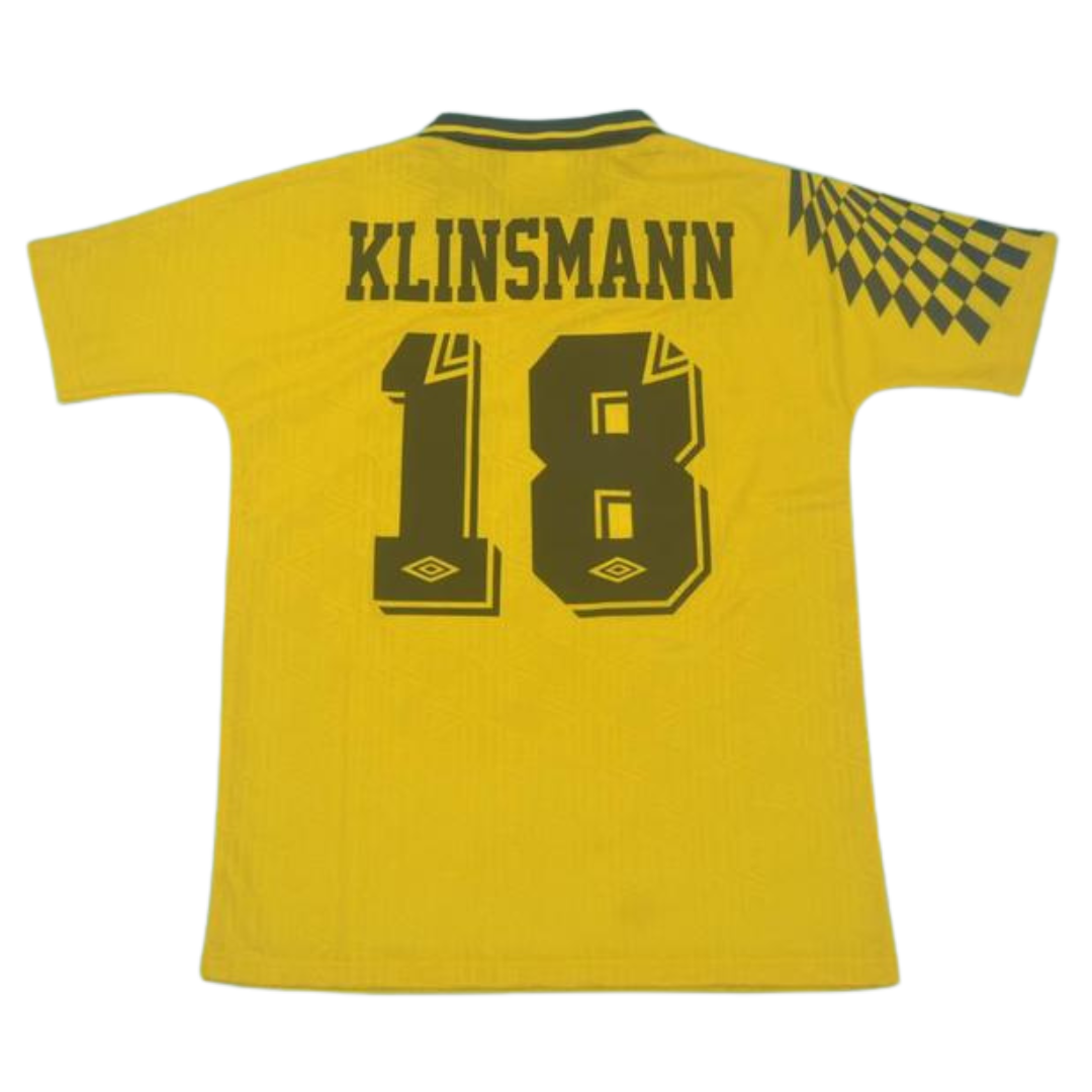 Tottenham Gelb Jersey 92/94 "Klinsmann" Nº 18
