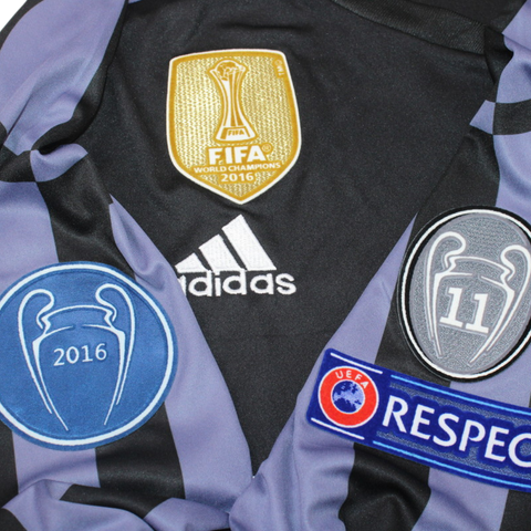 Real Madrid Auswärts Black Langarm 16/17 "Ronaldo" Nº 7