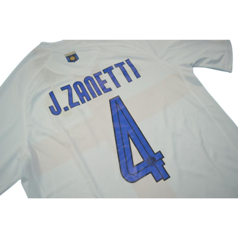 Internazionale Auswärts Weiß 07/08 "J.Zanetti" Nr.4