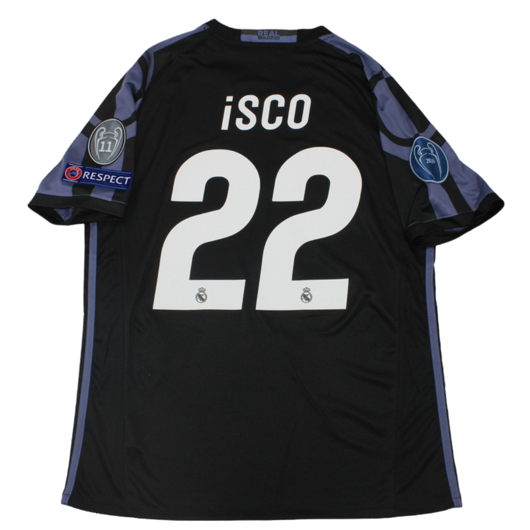 Real Madrid Auswärts Black 16/17 "Isco" Nº 22