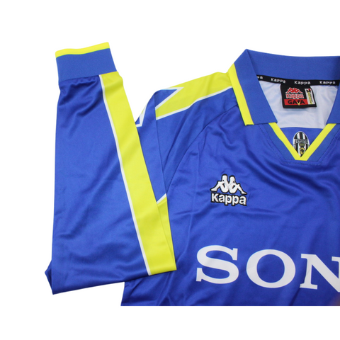 Juventus Auswärts Blau Langarm 96/97