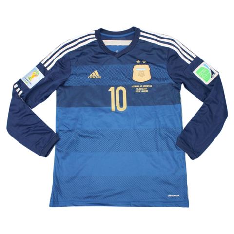 Argentinien Auswärts WM Finale Version Langarm 2014 "Messi" Nr.10