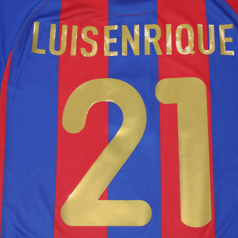 Barcelona Heim 01/02 "Luis Enrique" Nº 21