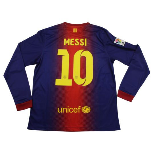 Barcelona Heim Langarm 12/13 "Messi" Nº 10