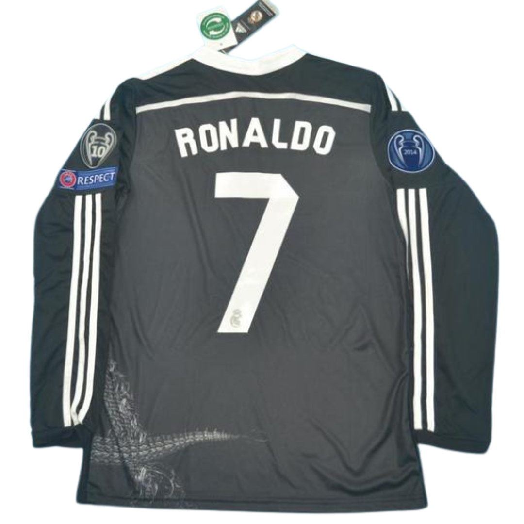 Real Madrid Alternative Black Langarm 14/15 "Ronaldo" Nº 7