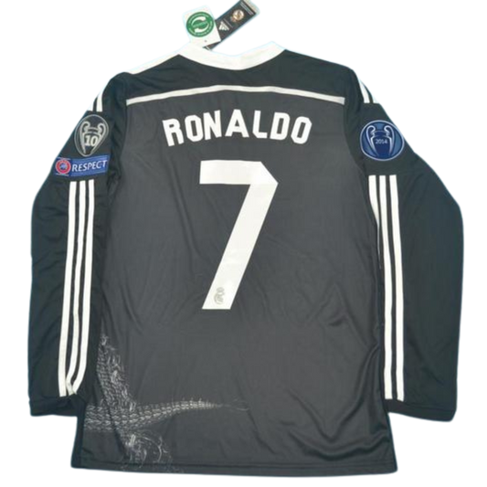 Real Madrid Alternative Black Langarm 14/15 "Ronaldo" Nº 7