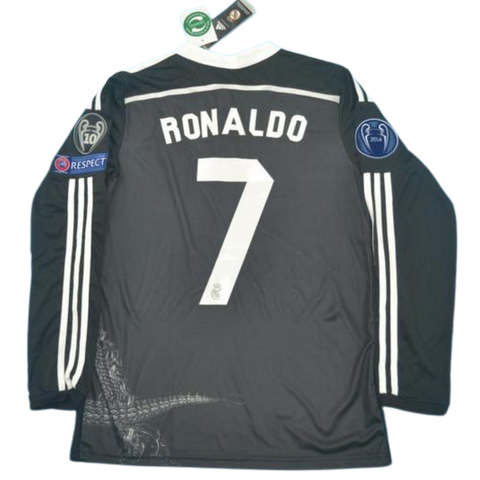 Real Madrid Alternative Black Langarm 14/15 "Ronaldo" Nº 7
