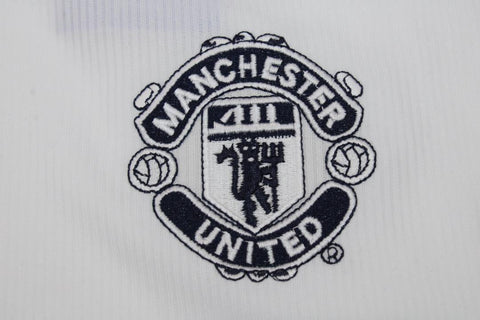 Manchester United Auswärts Weiß Langarm 99/00