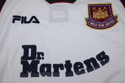 West Ham Auswärts Alternative Weiß 99/00 "Di Canio" Nº 10
