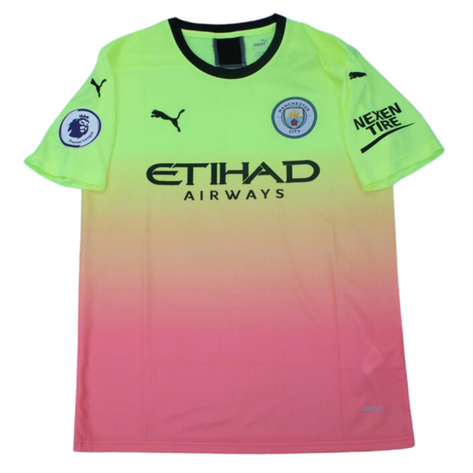 Manchester City Pink Gelb Auswärts 19/20 "Sane" Nº19