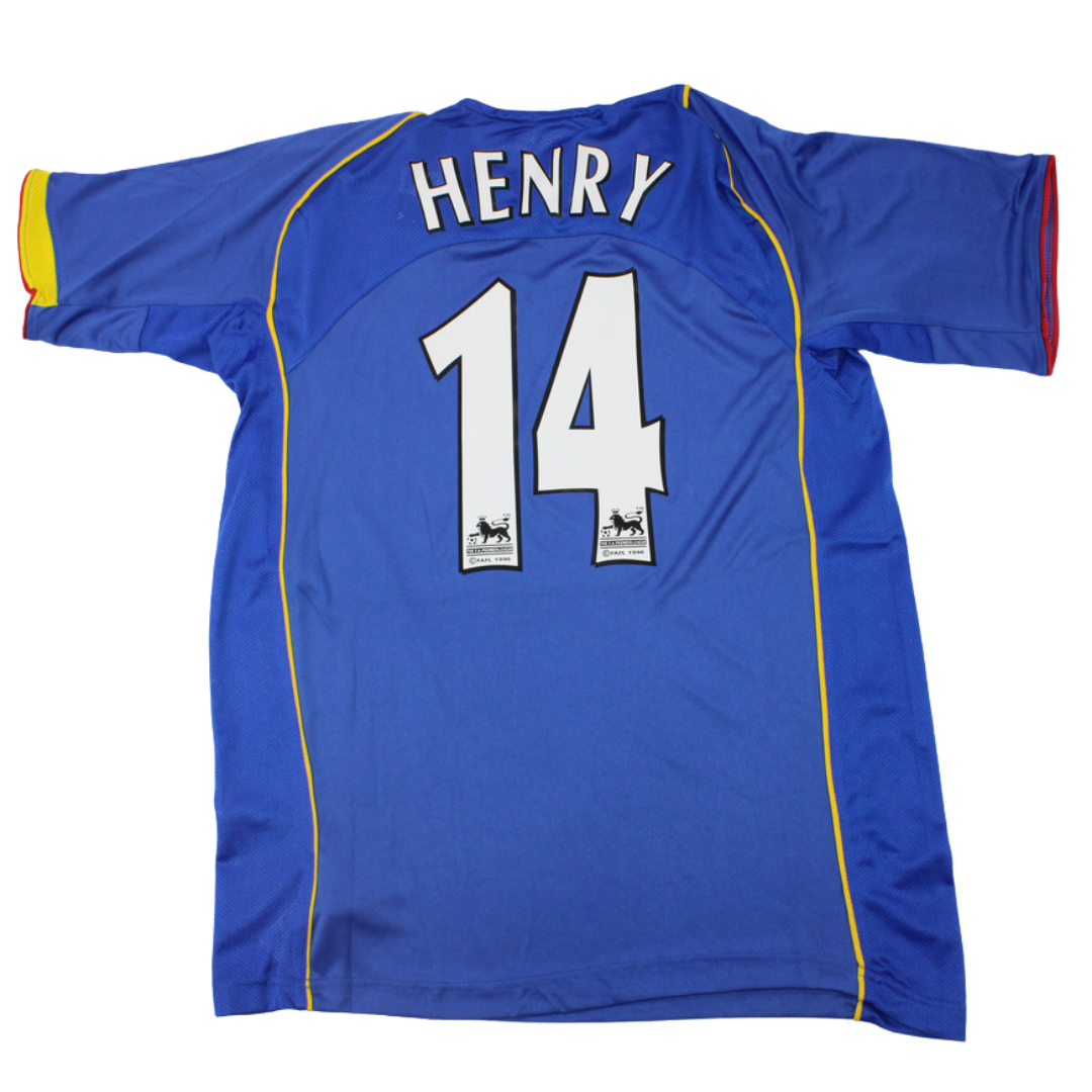 Arsenal Auswärts Blau 04/05 "Henry" Nº 14