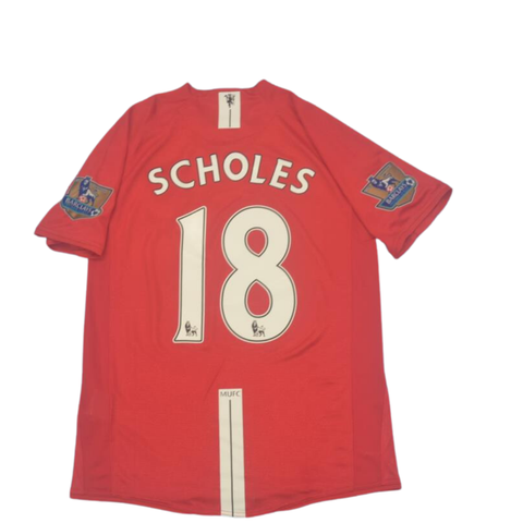 Manchester United Heim 07/09 "Scholes" Nº18