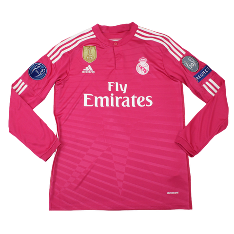 Real Madrid Auswärts Pink Langarm 14/15 "Ronaldo" Nº 7