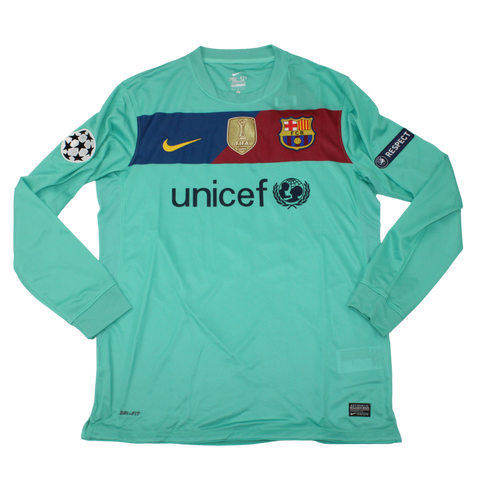 Barcelona Auswärts Langarm 10/11 "Messi" Nº 10