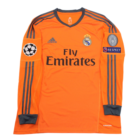 Real Madrid Alternative Orange Langarm 13/14 "Ronaldo" Nº 7