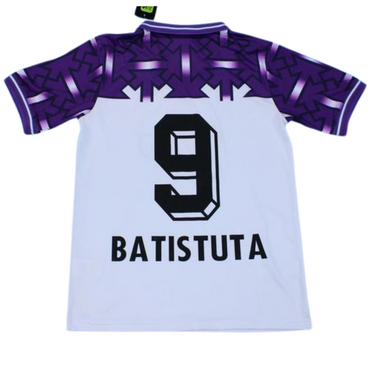 Fiorentina Auswärts Weiß 92/93 "Batistuta" Nr.9