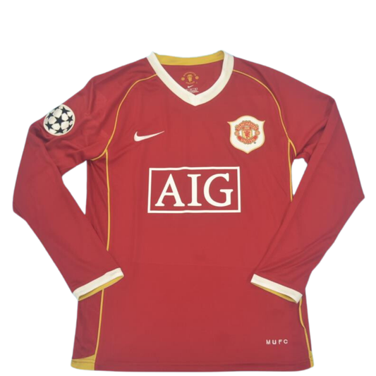 Manchester United Heim Langarm 06/07 "Ronaldo" Nº7