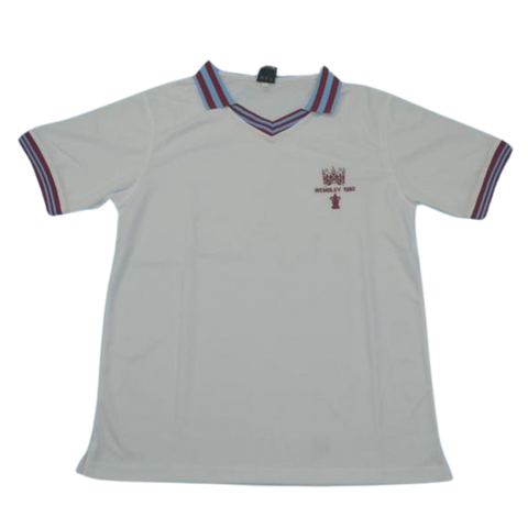 West Ham Auswärts Weiß 1980