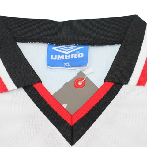 Manchester United Auswärts Weiß 96/97