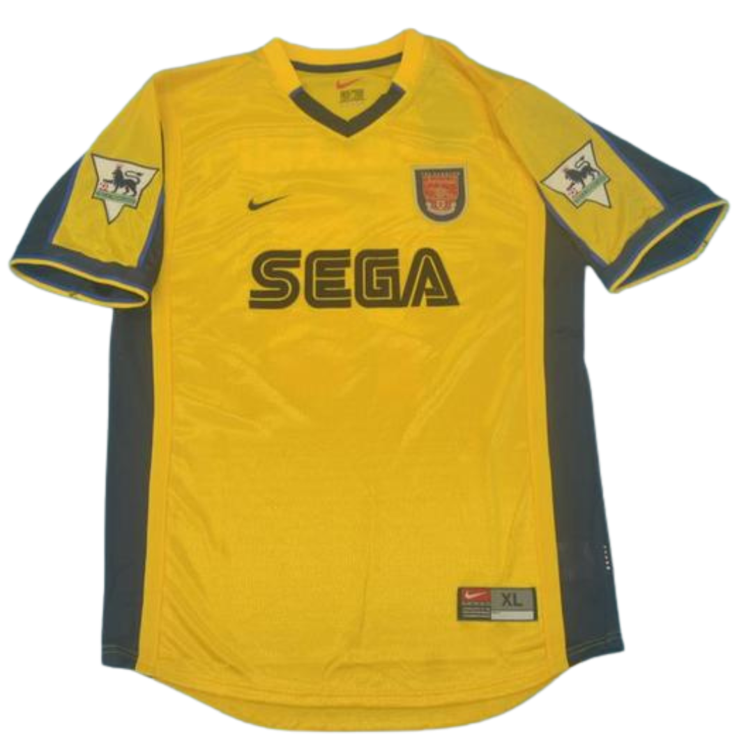 Arsenal Auswärts Gelb 00/01
