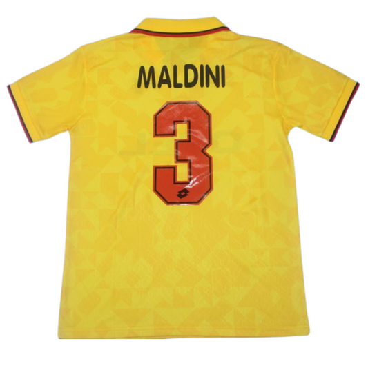 Milan Alternative Gelb 95/96 "Maldini" Nr.3