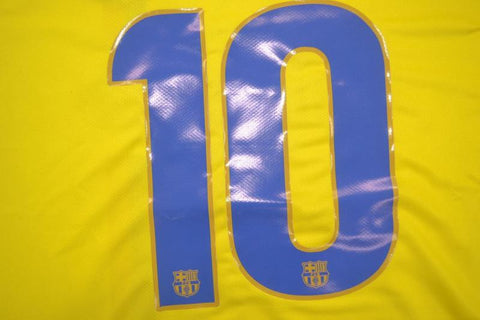 Barcelona Auswärts Gelb 08/09 "Messi" Nº 10
