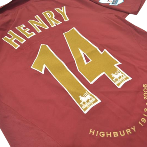 Arsenal Heim 05/06 "Henry" Nº 14