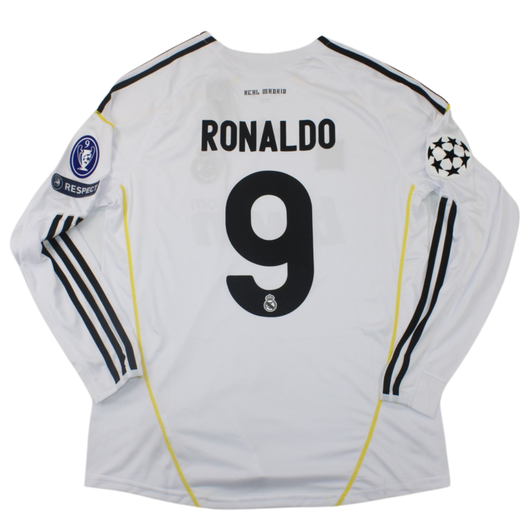 Real Madrid Heim Langarm 09/10 "Ronaldo" Nº 9