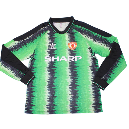 Manchester United Black Grün TW Langarm 90/92 "Schmeichel" Nº1