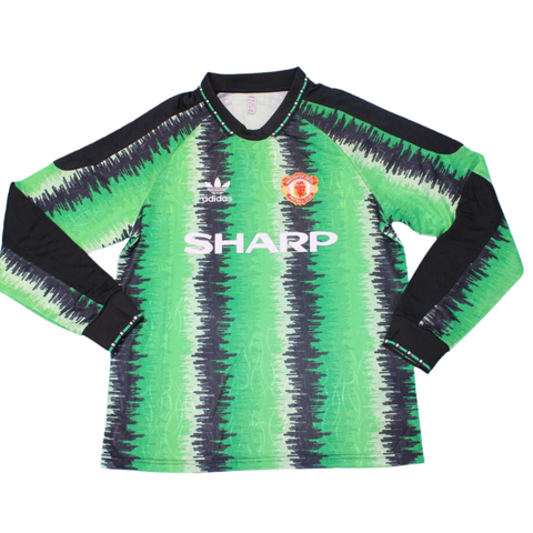 Manchester United Black Grün TW Langarm 90/92 "Schmeichel" Nº1