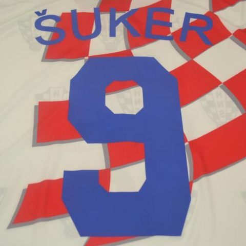 Kroatien Heim WM Version 1998 "Šuker" N°9