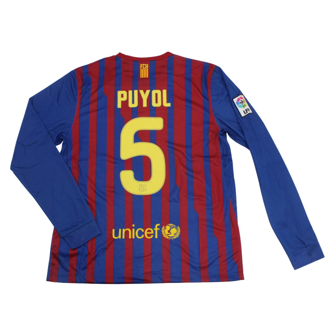 Barcelona Heim Langarm 11/12 "Puyol" Nº 5