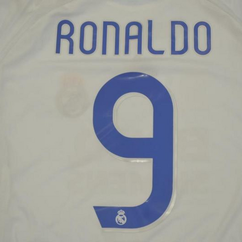 Real Madrid Heim Langarm 06/07 "Ronaldo" Nº 9