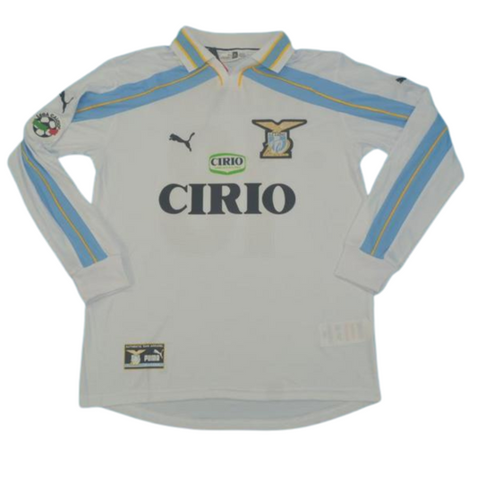 Lazio Auswärts Hundertjahrfeier Version Langarm 99/00 "Nedved" Nr.18