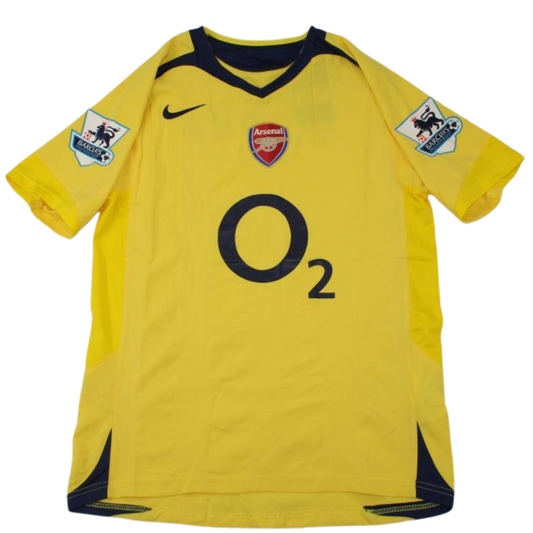 Arsenal Auswärts Gelb 05/06 "Henry" Nº 14