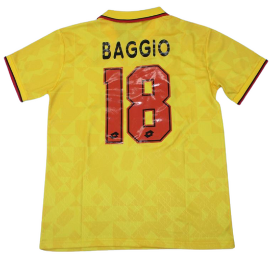 Milan Alternative Gelb 95/96 "Baggio" Nr.18