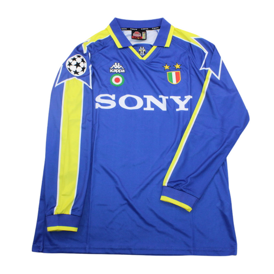 Juventus Auswärts Blau UCL Version Langarm 96/97 "Del Piero" Nr.10