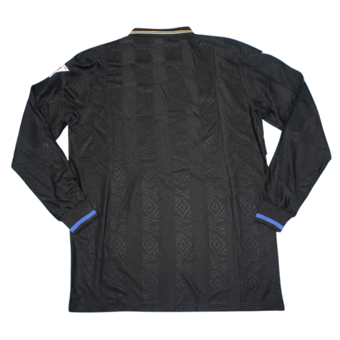 Manchester United Auswärts Black Langarm 93/95