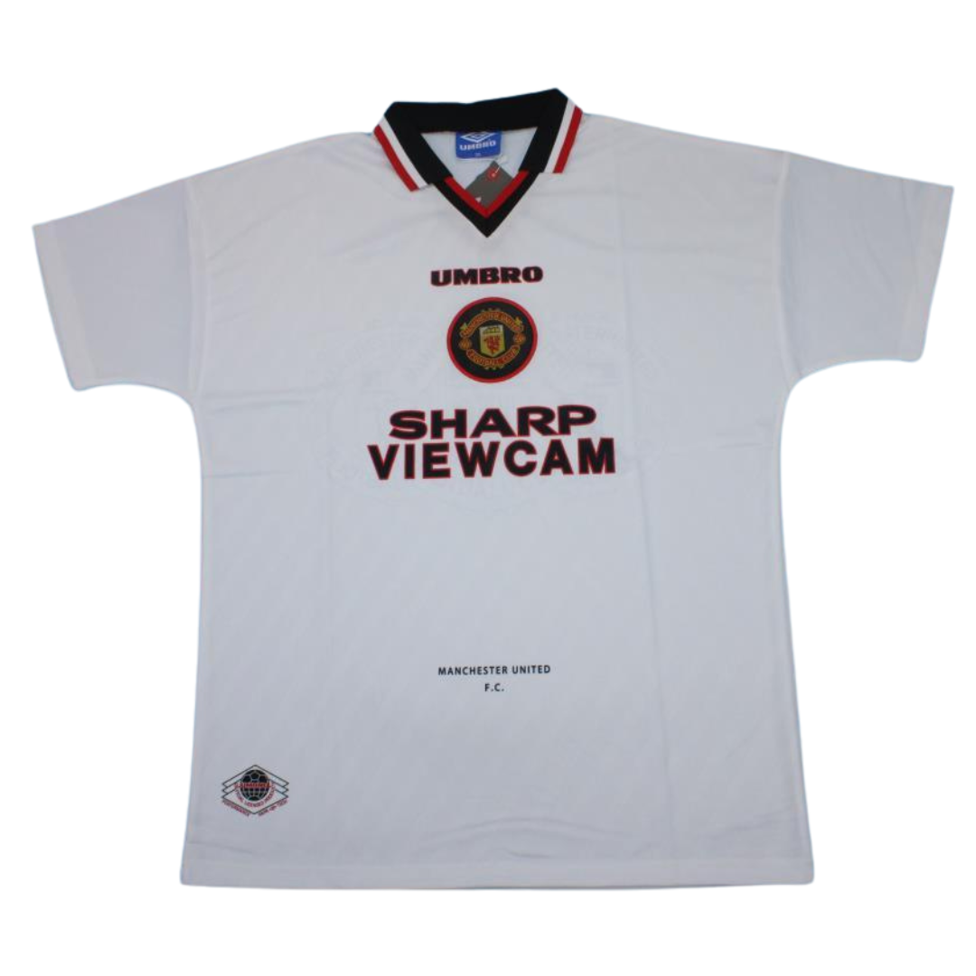 Manchester United Auswärts Weiß 96/97