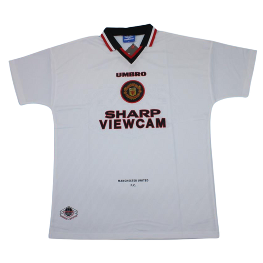 Manchester United Auswärts Weiß 96/97