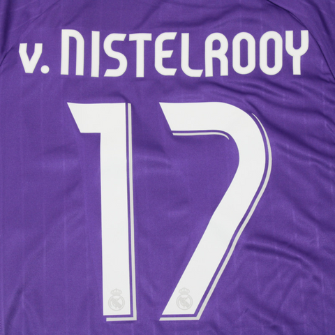 Real Madrid Purple TW Jersey 06/07 "v. Nisteladoy" Nº 17