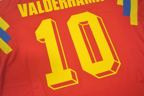 Kolumbien Heim Rot 1990 "Valderrama" N°10
