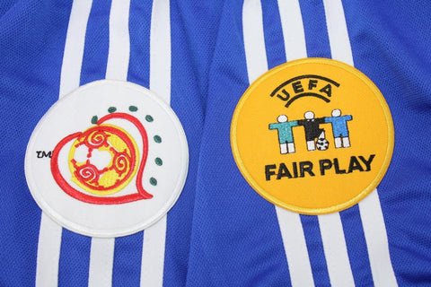 Griechenland Heim UEFA Endspiel 2004 Blau "Charisteas" Nr.9