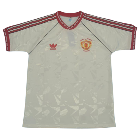 Manchester United European Cup Winner Weiß 1991 "Lopes" Nº 10