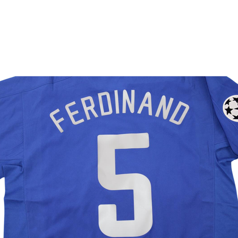Manchester United Blau Auswärts 02/03 "Ferdinand" Nº5