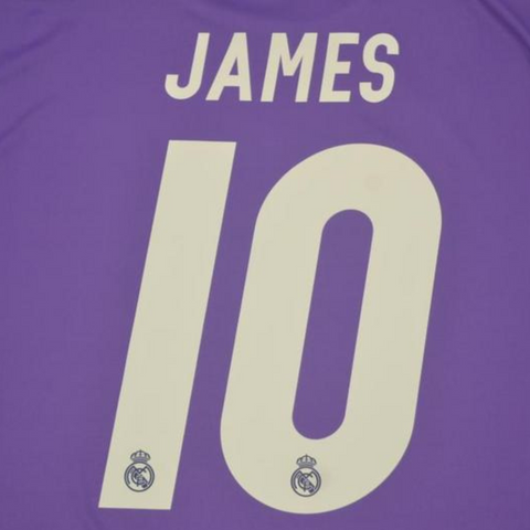 Real Madrid Auswärts 16/17 "James" Nº 10